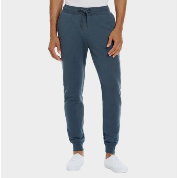NEW Hurley Men's S Regular Fit Fleece Jogger Pants Small Blue Cotton Blend - Picture 1 of 7